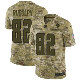 Nike Minnesota Vikings #82 Kyle Rudolph Camo Mens Stitched NFL Limited 2018 Salute To Service Jersey