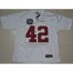 Alabama Crimson Tide 42 Eddie Lacy White 2012 BCS Patch College Football Jersey