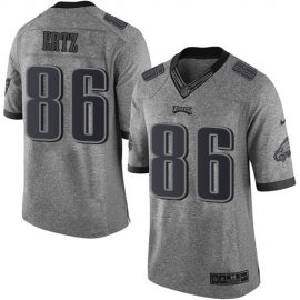Nike Philadelphia Eagles #86 Zach Ertz Gray Mens Stitched NFL Limited Gridiron Gray Jersey