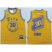 Golden State Warriors #30 Stephen Curry Gold Throwback The City Stitched NBA Jersey
