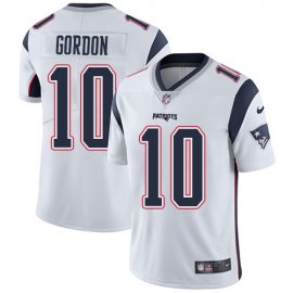 Nike New England Patriots #10 Josh Gordon White Mens Stitched NFL Vapor Untouchable Limited Jersey
