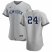 New York Yankees #24 Gary Sanchez Mens Nike Gray Road 2020 Authentic Player MLB Jersey
