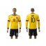 Colombia #10 James Home Long Sleeves Soccer Country Jersey