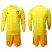 Belgium Blank Yellow Long Sleeves Goalkeeper Soccer Country Jersey
