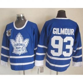 Toronto Maple Leafs #93 Doug Gilmour Blue 75th CCM Throwback Stitched NHL Jersey