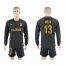 Atletico Madrid #13 Oblak Away Long Sleeves Soccer Club Jersey
