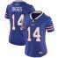 Nike Buffalo Bills #14 Stefon Diggs Royal Blue Team Color Womens Stitched NFL Vapor Untouchable Limited Jersey