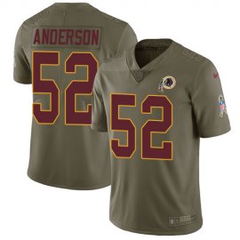 Nike Washington Football Team #52 Ryan Anderson Olive Youth Stitched NFL Limited 2017 Salute to Service Jersey