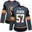 Adidas Vegas Golden Knights #57 David Perron Grey Home Authentic Womens Stitched NHL Jersey