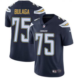 Nike Los Angeles Chargers #75 Bryan Bulaga Navy Blue Team Color Mens Stitched NFL Vapor Untouchable Limited Jersey