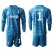 Juventus #1 Szczesny Blue Goalkeeper Long Sleeves Soccer Club Jersey