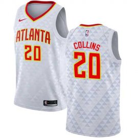 Mens Nike Atlanta Hawks #20 John Collins White NBA Swingman Association Edition Jersey