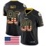 Nike Pittsburgh Steelers #90 T. J. Watt Black Mens Stitched NFL Limited Rush USA Flag Jersey