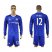 Chelsea #12 Mikel Home Long Sleeves Soccer Club Jersey