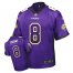 Nike Minnesota Vikings #8 Kirk Cousins Purple Team Color Mens Stitched NFL Elite Drift Fashion Jersey