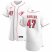 Cincinnati Reds #47 Sal Romano Mens Nike White Home 2020 Authentic Player MLB Jersey