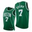 Nike Boston Celtics #7 Jaylen Brown Youth 2021-22 75th Diamond Anniversary NBA Jersey Green Youth