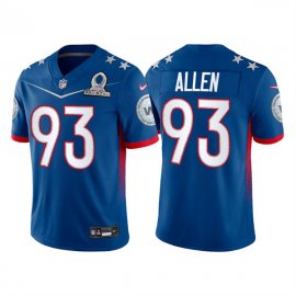 Mens Washington Football Team #93 Jonathan Allen 2022 Royal NFC Pro Bowl Stitched Jersey