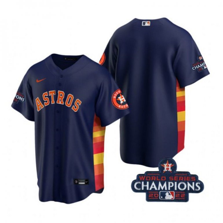 Astros Blank Vazquez Navy 2022 World Series Champions Cool Base Jersey Astros Blank Vazquez Navy 2022 World Series Champions Cool Base Jersey