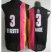 Miami Floridians Heat 3 Dwyane Wade Black ABA Hardwood Classic Revolution 30 NBA Jerseys Cheap