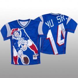 NFL New England New England Patriots #14 Mohamed Sanu Sr. Blue Mens Mitchell & Nell Big Face Fashion Limited NFL Jersey