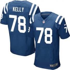 Nike Indianapolis Colts #78 Ryan Kelly Royal Blue Team Color Mens Stitched NFL Elite Jersey