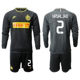Inter Milan #2 Vrsaljko Third Long Sleeves Soccer Club Jersey