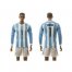 Argentina #1 Romero Home Long Sleeves Soccer Country Jersey