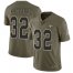 Nike New Orleans Saints #32 Kenny Vaccaro Olive Mens Stitched NFL Limited 2017 Salute To Service Jersey