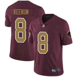 Nike Washington Football Team #8 Case Keenum Burgundy Red Alternate Mens Stitched NFL Vapor Untouchable Limited Jersey