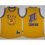 Golden State Warriors #11 Klay Thompson Gold Throwback The City Stitched NBA Jersey