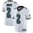 Nike Philadelphia Eagles #2 Jalen Hurts White Mens Stitched NFL Vapor Untouchable Limited Jersey