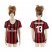 Womens AC Milan #13 Romagnoli Home Soccer Club Jersey