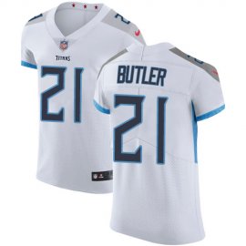Nike Tennessee Titans #21 Malcolm Butler White Mens Stitched NFL Vapor Untouchable Elite Jersey