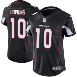 Nike Arizona Cardinals #10 DeAndre Hopkins Black Alternate Womens Stitched NFL Vapor Untouchable Limited Jersey