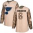 Adidas St. Louis Blues #6 Joel Edmundson Camo Authentic 2017 Veterans Day Stanley Cup Champions Stitched NHL Jersey