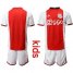 Ajax Blank Home Kid Soccer Club Jersey