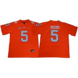 Tigers #5 Tee Higgins Orange Limited Stitched College Jersey