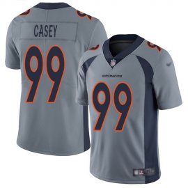 Nike Denver Broncos #99 Jurrell Casey Gray Mens Stitched NFL Limited Inverted Legend Jersey