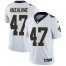 Nike New Orleans Saints #47 Alex Anzalone White Mens Stitched NFL Vapor Untouchable Limited Jersey