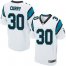 Nike Carolina Panthers #30 Stephen Curry White Mens Stitched NFL Elite Jersey