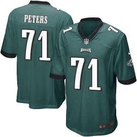 Nike Philadelphia Eagles #71 Jason Peters Midnight Green Team Color Youth Stitched NFL New Elite Jersey