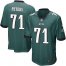 Nike Philadelphia Eagles #71 Jason Peters Midnight Green Team Color Youth Stitched NFL New Elite Jersey