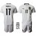 Italy #17 Immobile Away Kid Soccer Country Jersey