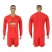 Manchester United Blank Red Goalkeeper Long Sleeves Soccer Club Jersey