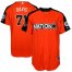 Chicago Cubs #71 Wade Davis Orange 2017 All-Star National League Stitched Youth MLB Jersey