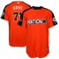 Chicago Cubs #71 Wade Davis Orange 2017 All-Star National League Stitched Youth MLB Jersey