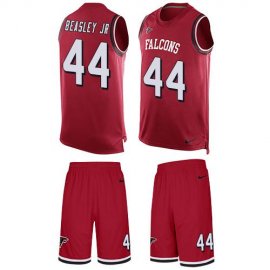 Nike Atlanta Falcons #44 Vic Beasley Jr Red Team Color Mens Stitched NFL Limited Tank Top Suit Jersey