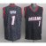 Miami Heat 1 Chris Bosh Black Leopard Grain NBA Jersey Cheap