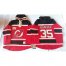 New Jersey Devils #35 Cory Schneider Red Sawyer Hooded Sweatshirt Stitched NHL Jersey